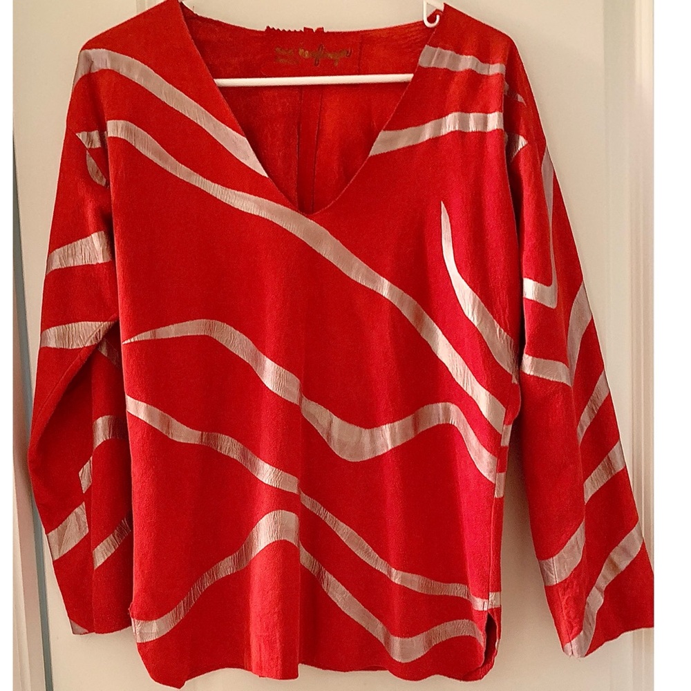 Vintage Suede Nan Herzlinger San Antonio Top
